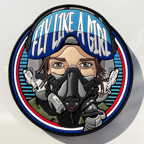 fly lik a girl patch
