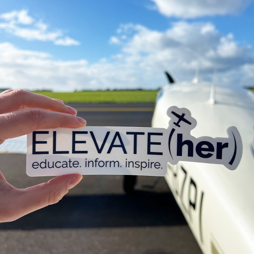 Elevate(her) Logo Sticker 