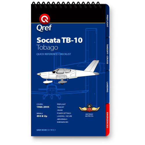 Socata TB10 Tobago Qref Checklist