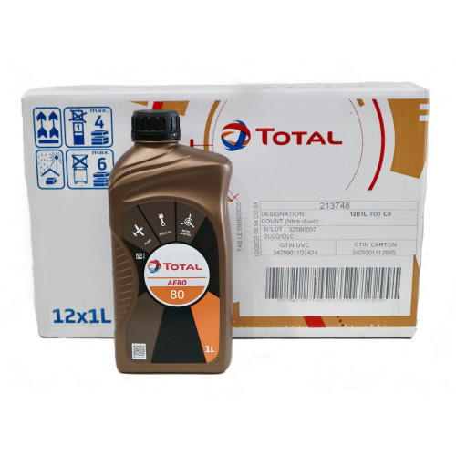 Total Aero 80 - Case of 18 Litre Bottles