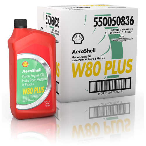 AeroShell W80 Plus - 6 US Quart Case