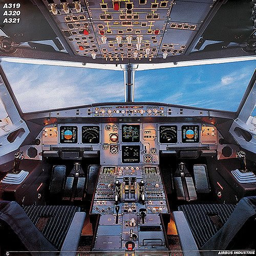 Poster - Airbus A319/320/321 Cockpit