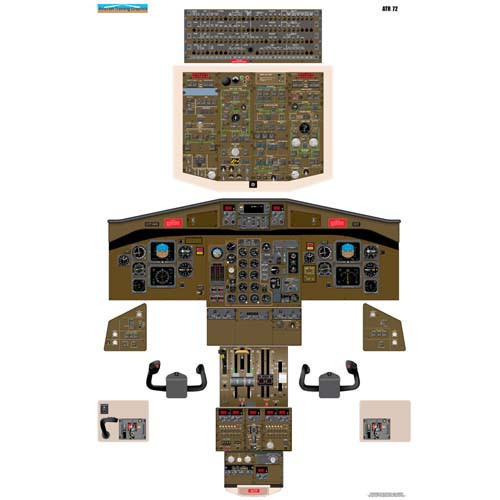 ATR 72 - 500 Cockpit Poster