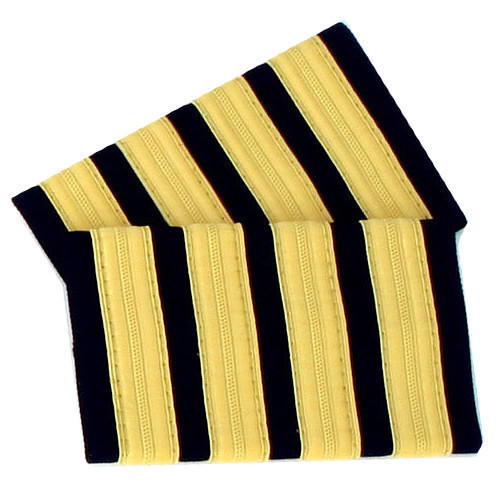 Four Bar Gold Epaulettes