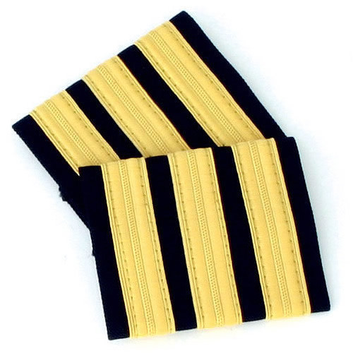 Three Bar Gold Epaulettes