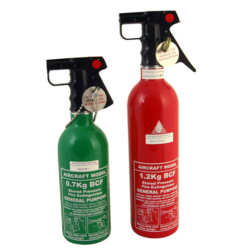 Helicopter 07kg Bcf Fire Extinguisher Green