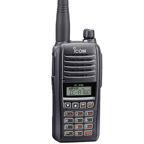 IC-A16E 8.33/25kHz Ground to Air Support Transceiver