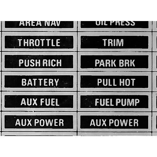 Aircraft Maintenance/Aircraft and Airfield/Aircraft Decals and Placards