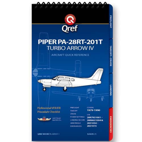 Piper Arrow IV Turbo PA-28RT-201T Qref Checklist
