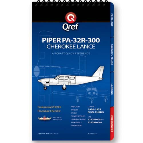 Piper Cherokee Lance PA-32R-300 Qref Checklist