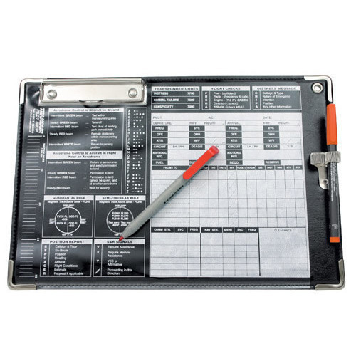 Transair TR-9 Leathercloth NON-Folding Kneeboard