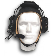 Leather Headset Helmet - Front