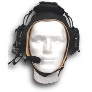 Leather Headset Helmet  - Front