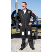 Transair Black NOMEX Flight Suit
