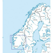 Norway South VFR 1:500 000 Chart - Rogers Data