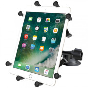 RAM X-Grip with RAM Twist-Lock Dual Suction for 9"-10" Tablets
