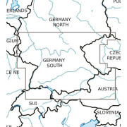 Germany South VFR 1:500 000 Chart - Rogers Data