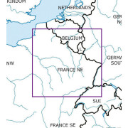 Image of France North East VFR 1:500 000 Chart - Rogers Data