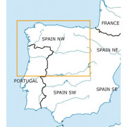 Image of Spain North West VFR 1:500 000 Chart - Rogers Data