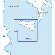 Image of Malta & Sicilia VFR aeronautical chart – ICAO chart 500k
