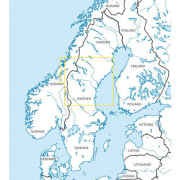 Sweden Center North VFR 1:500 000 Chart - Rogers Data