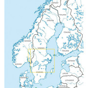 Sweden Center South VFR 1:500 000 Chart - Rogers Data