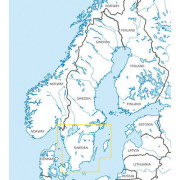 Sweden South VFR 1:500 000 Chart - Rogers Data