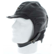 Leather Flying Helmet Brown Small
