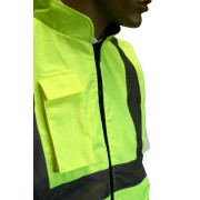 Belfast high viz reversible to fleece vest