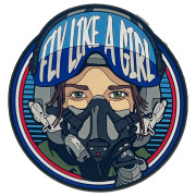 fly lik a girl patch