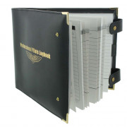 Transair Professional Pilots Logbook and Leather Cover Bundle