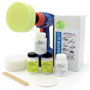 Scratch off polishing kit