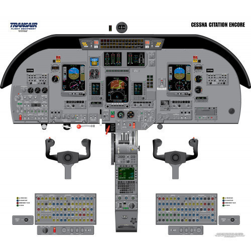 Cessna Citation Encore Cockpit Training Poster