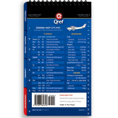 Cessna 182T Analog Qref Checklist