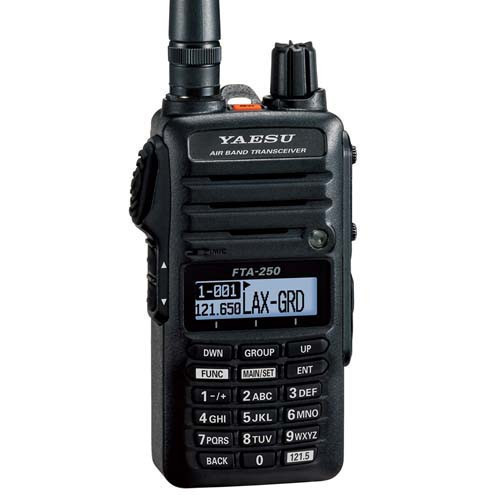 Yaesu FTA-250L Handheld Airband VHF Transceiver