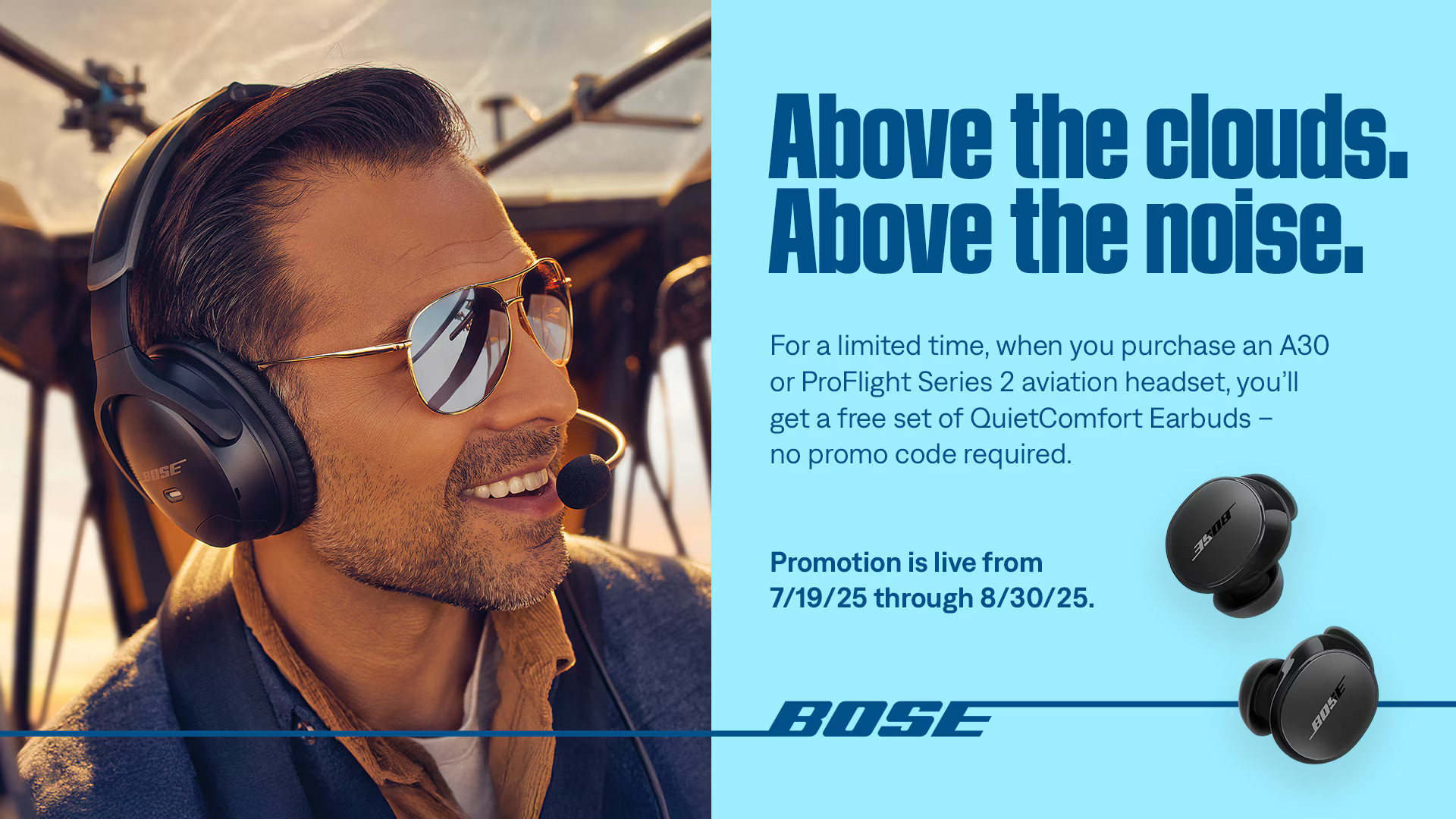 Bose ProFlight Aviation Headset - Twin Plug