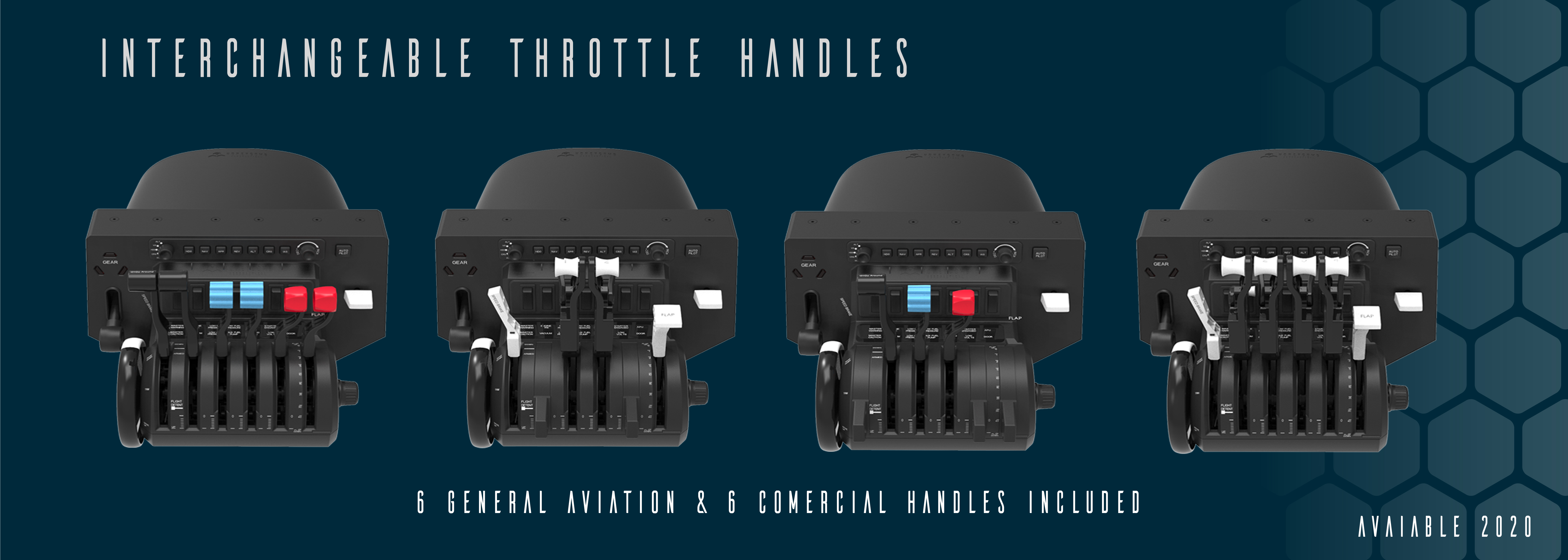 honeycomb throttle quadrant